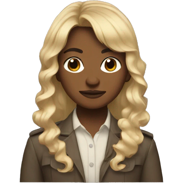 Guerra with brown wavy hair and curtain bangs emoji