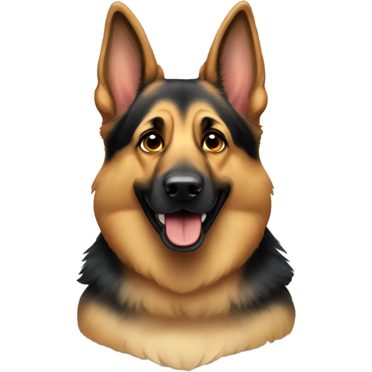 German shepherd dog emoji