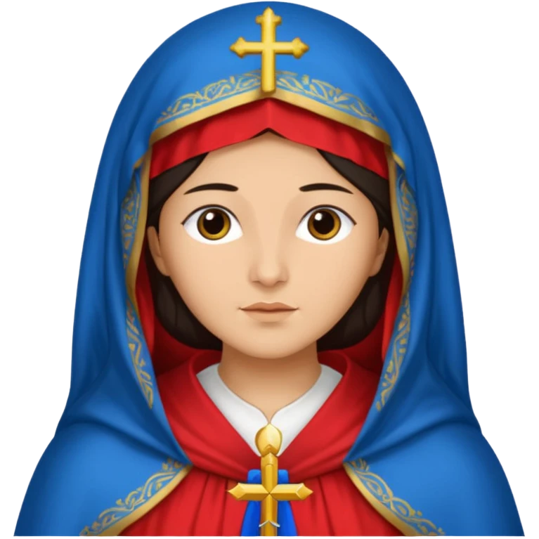 virgen María del perpetuo  socorro católica emoji