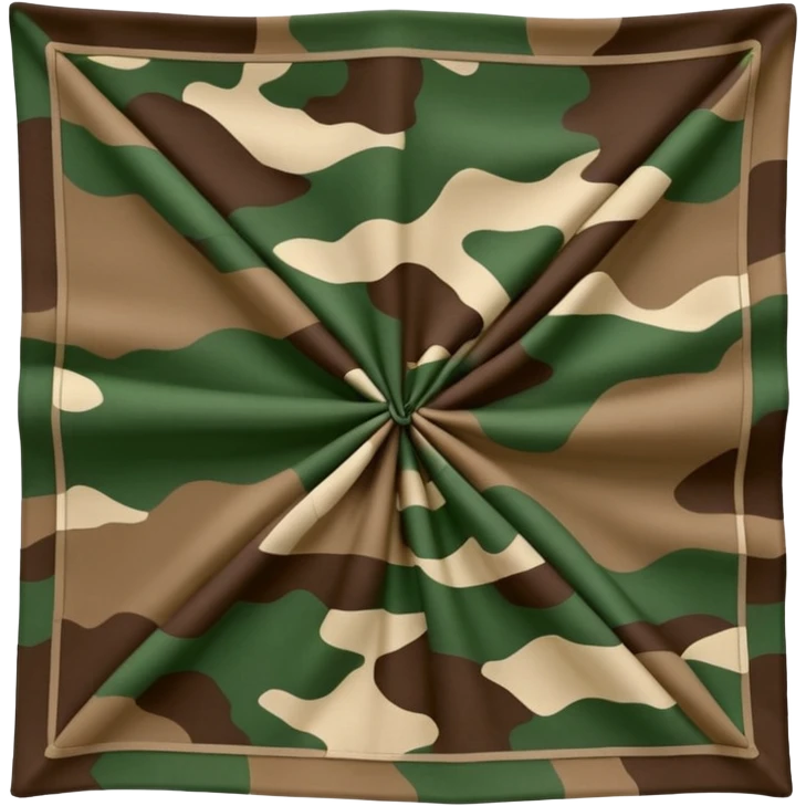 camouflage bandana emoji