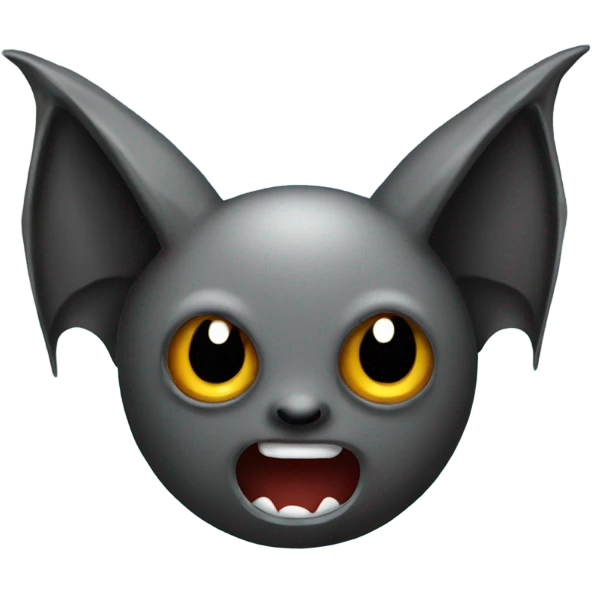 Bat with a hole emoji