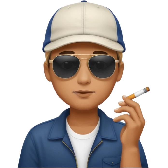 😎✌️🚬👊🧢 ben yapcam emoji