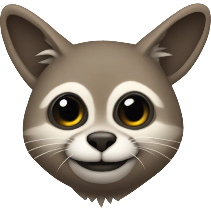 Mapache enamorado  emoji