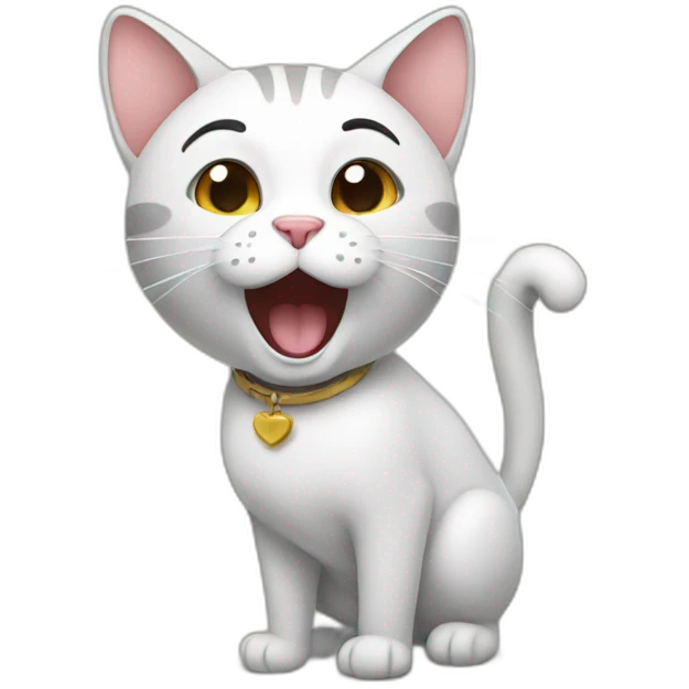 singing cat emoji