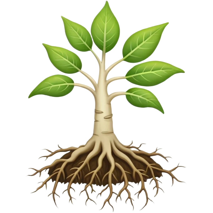 baby plant roots emoji
