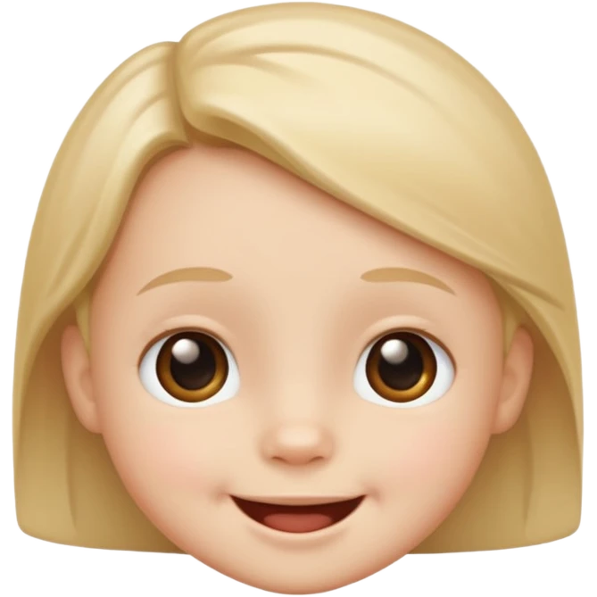 Toddler kids face emoji