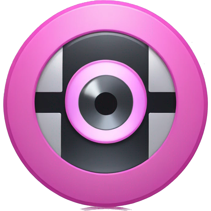 pink optical disk emoji