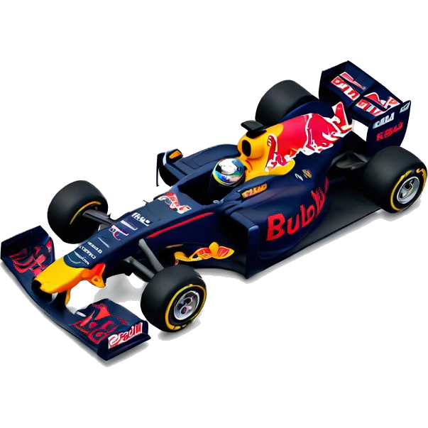 formula 1 car red bull livery  emoji