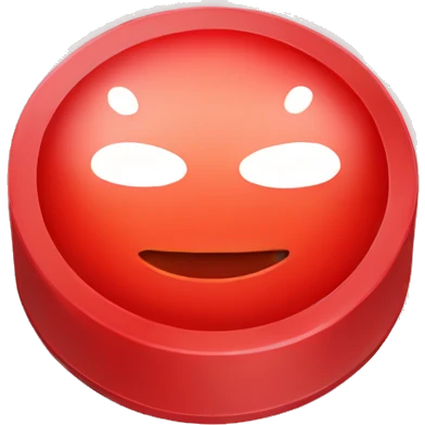 Red push button emoji