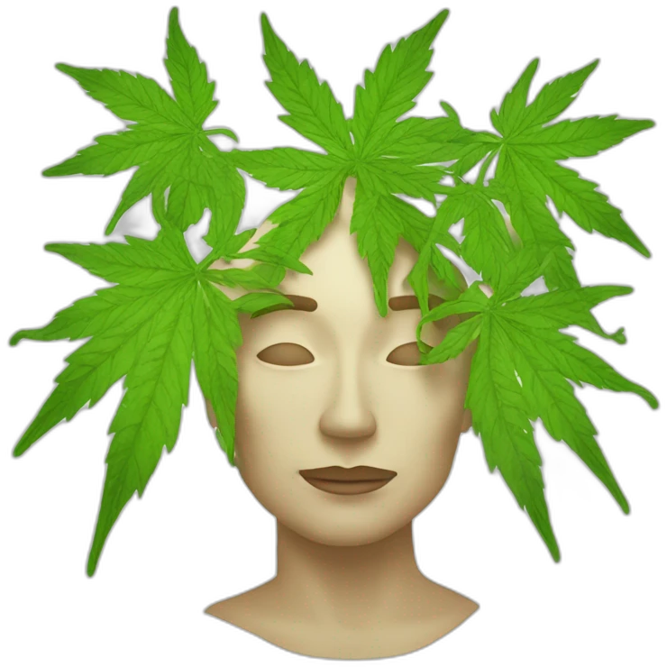 Ganja white night psychodelic  emoji