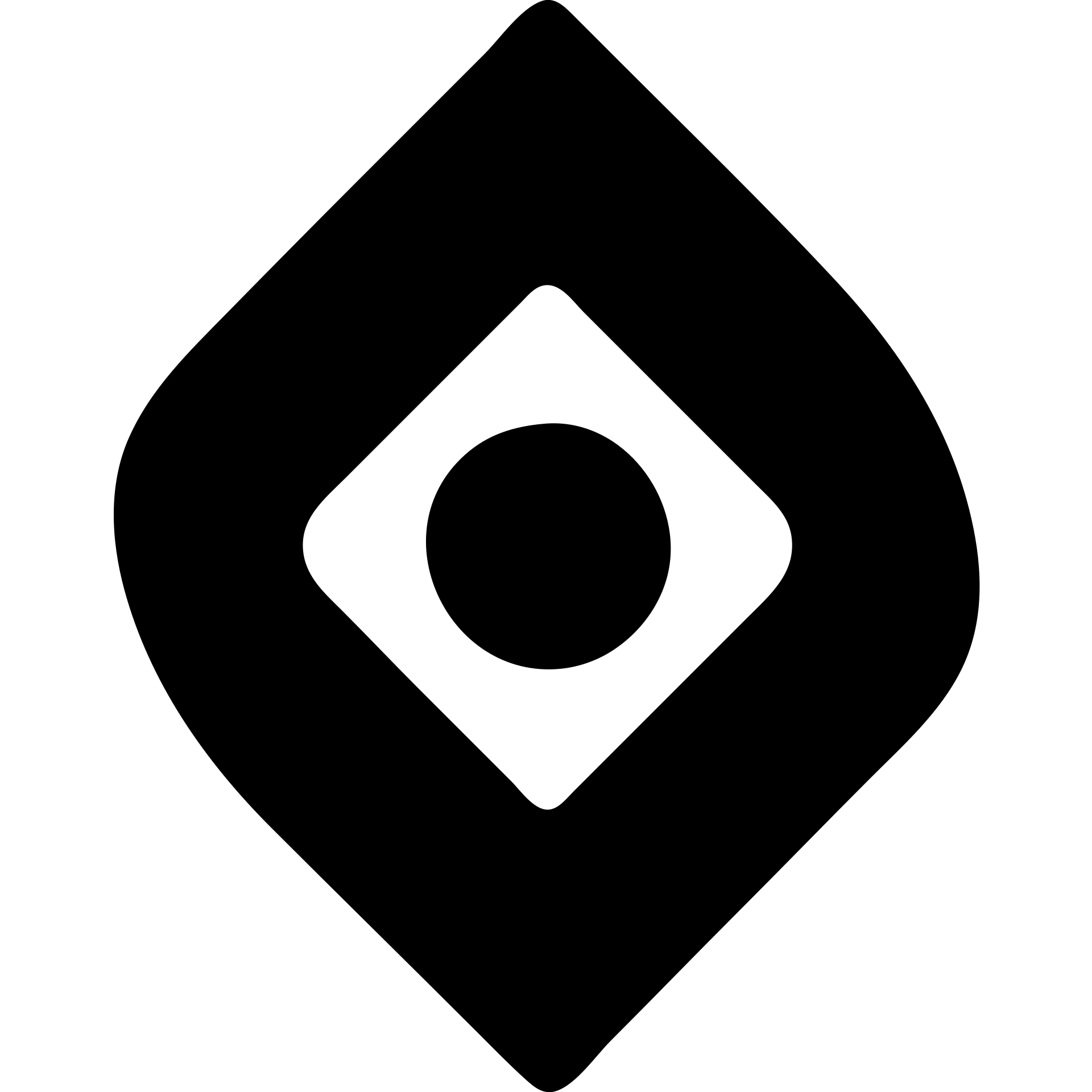 atlassian jira logo as a solid black icon, minimal emoji