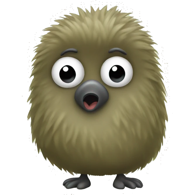 Kiwi the animal emoji
