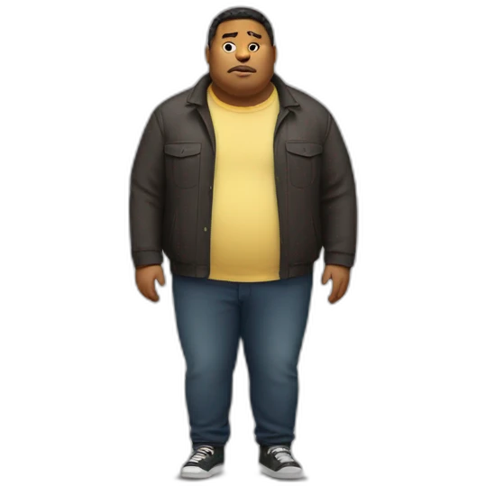 fat human emoji