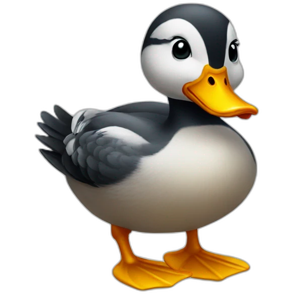 Small duck emoji