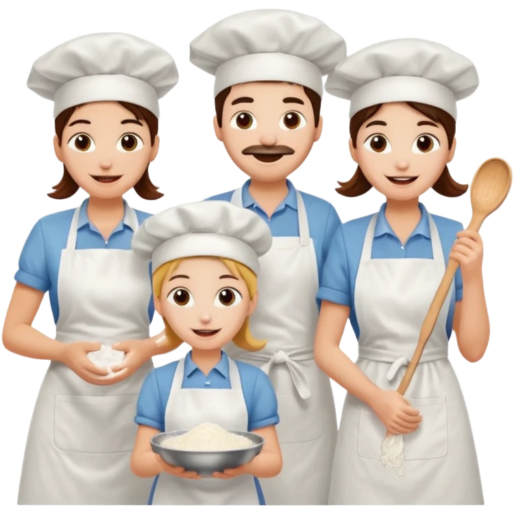 Goofy bakers emoji