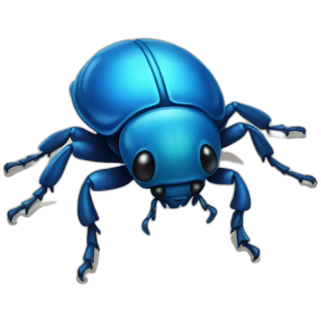 Blue bettle emoji