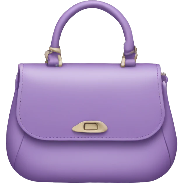 Lilac handbag emoji