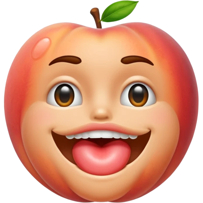 A mouth with a peach bubble saying “dollas nibba” emoji