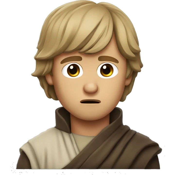 luke skywalker shedding a tear emoji