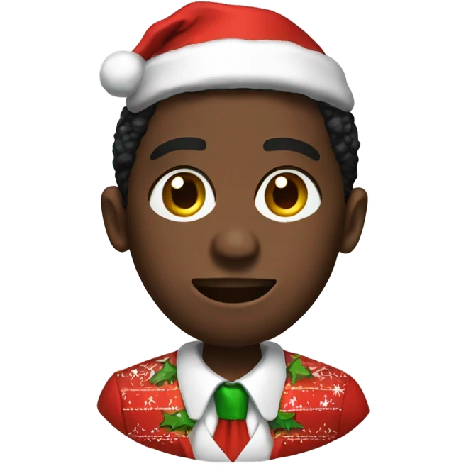 Diddy with Christmas suit emoji