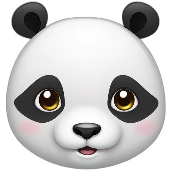 cute panda face emoji