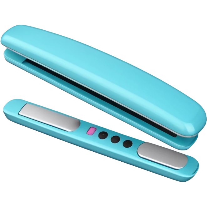 Cute Hair straightner different design, varous color emoji