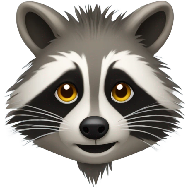 Raccoon with a Mohawk  emoji