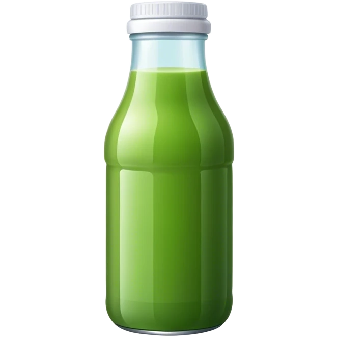 Green juice bottled emoji