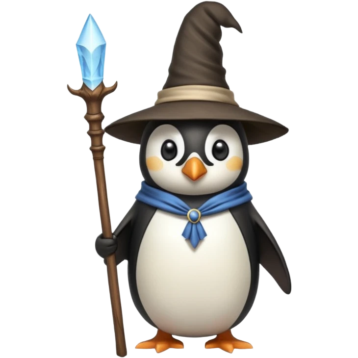 Penguin Wizard emoji