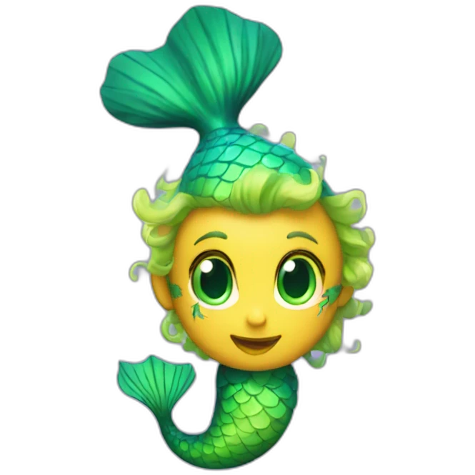radioactive mermaid emoji