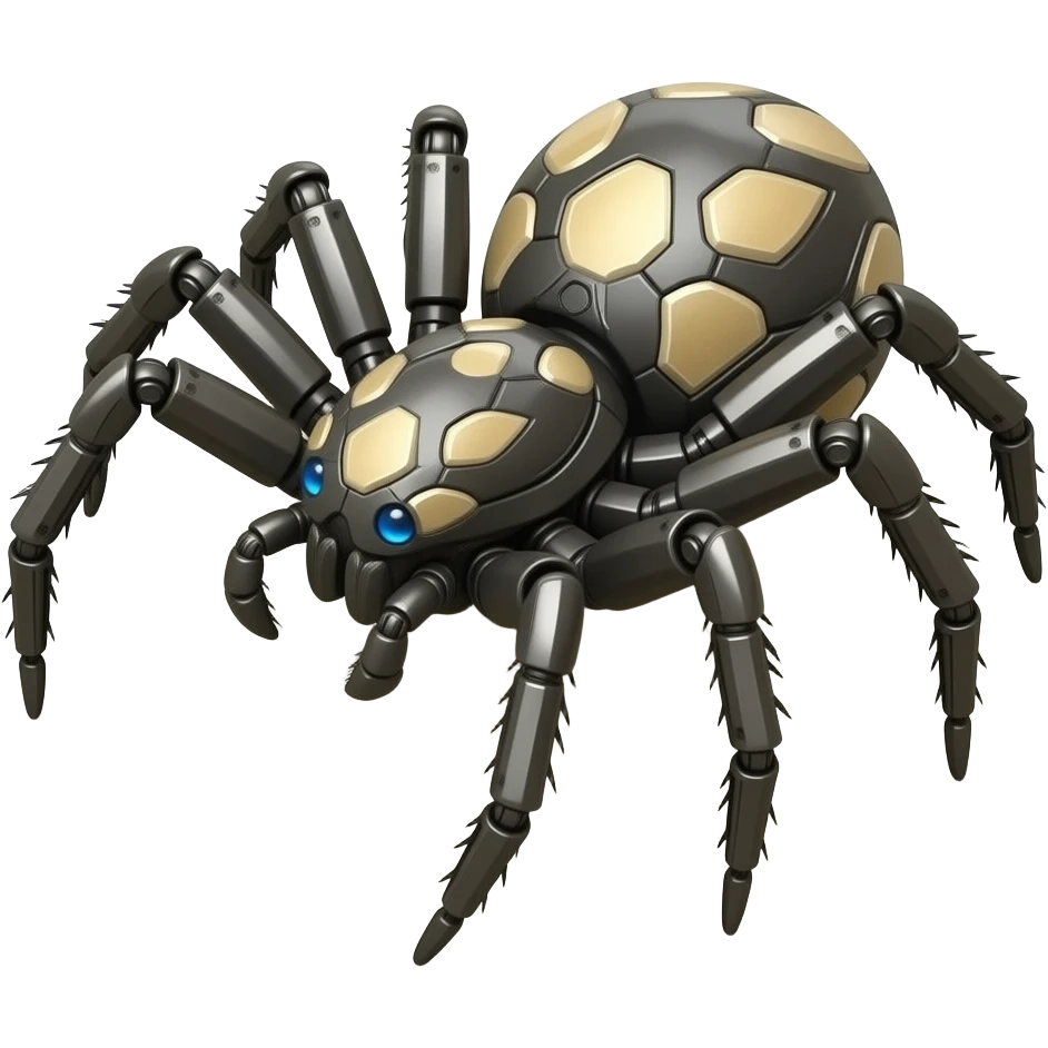 The mechanical spider emoji