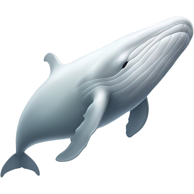 white whale , underside emoji