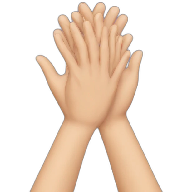 Clapping hands emoji