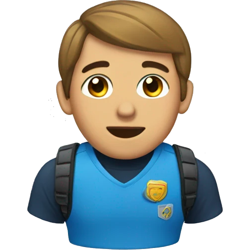 Un cara con pasamontañas emoji