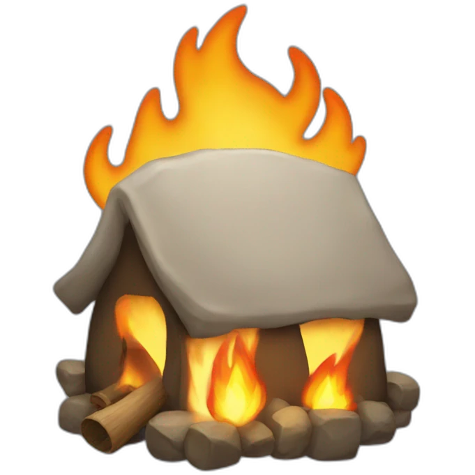 fire camp emoji