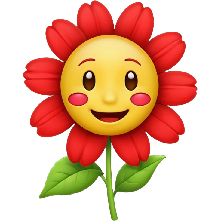 crying emojy offering flower emoji