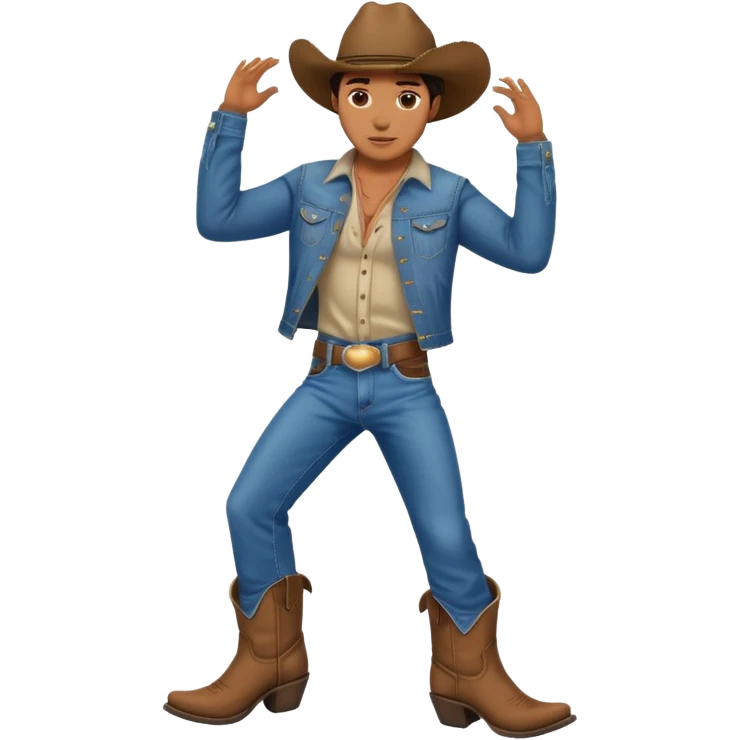 cowboy twerking emoji