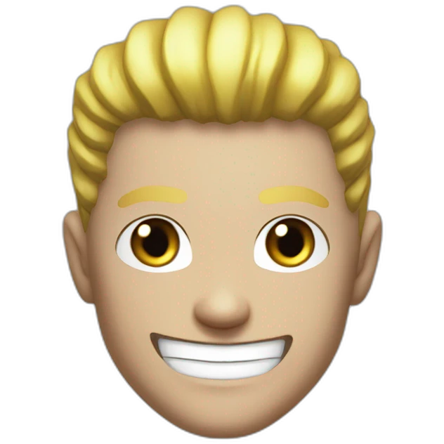 smiling one punch man superhero emoji