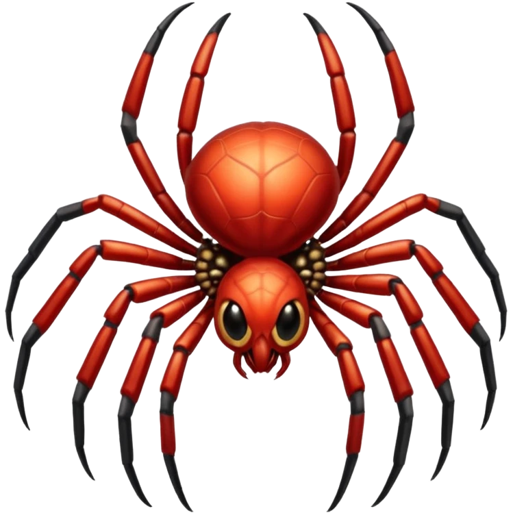 Combine a spider with a rooster (cock) emoji