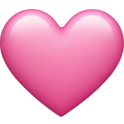 pink heart emoji
