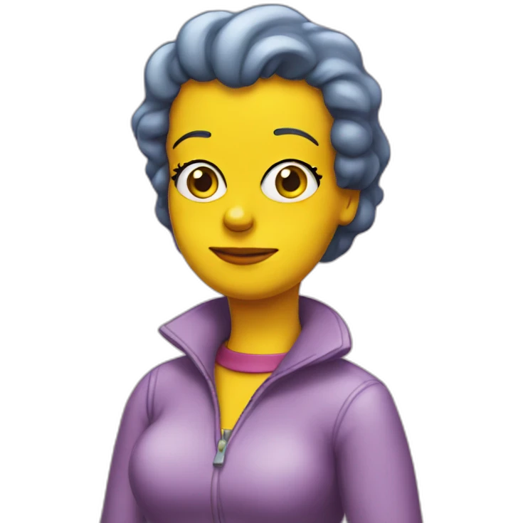 simpsons girl emoji