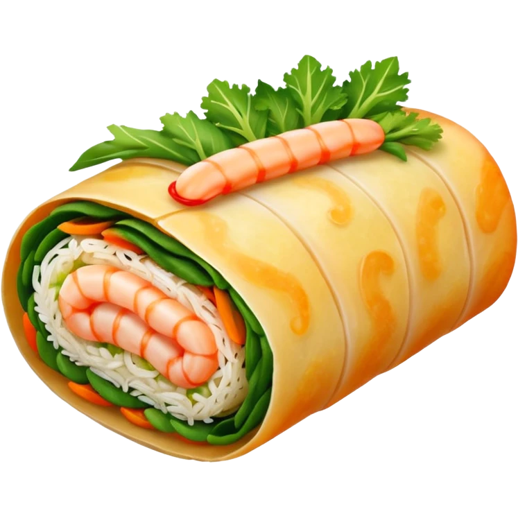 Shrimp Rice Roll emoji