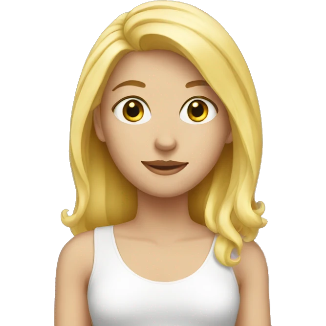 blonde girl emoji