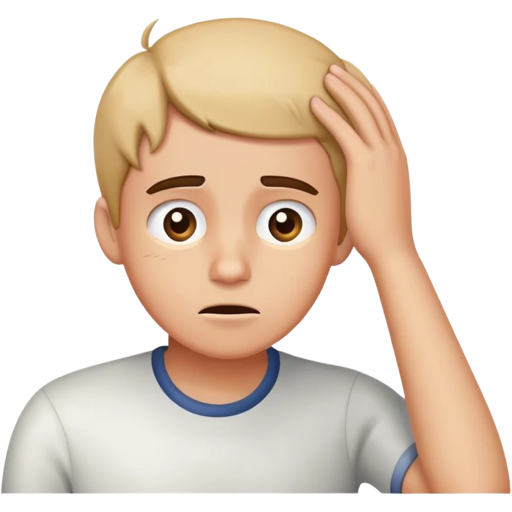 Head scratcher emoji