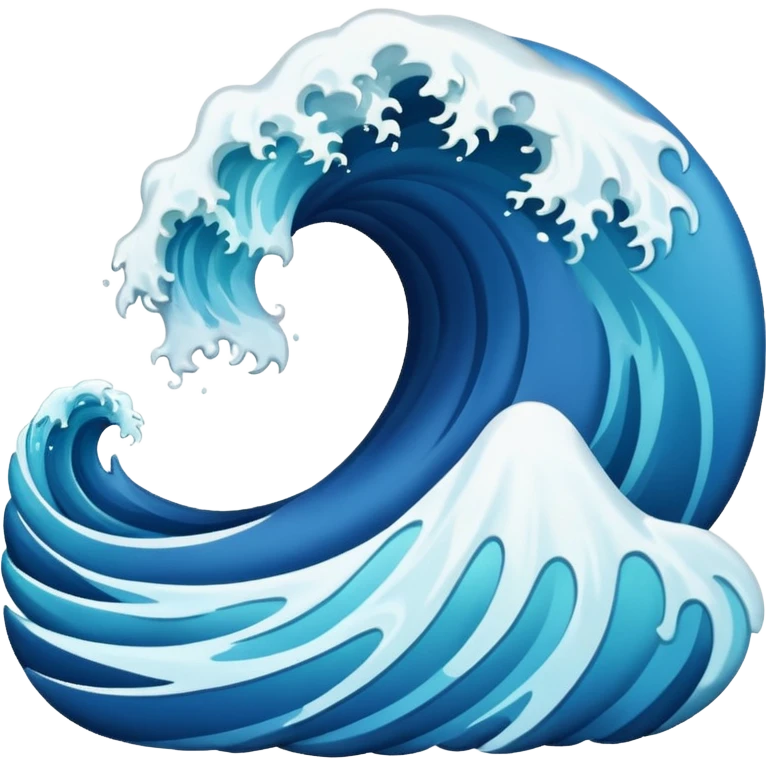 create realistic sea waves  emoji