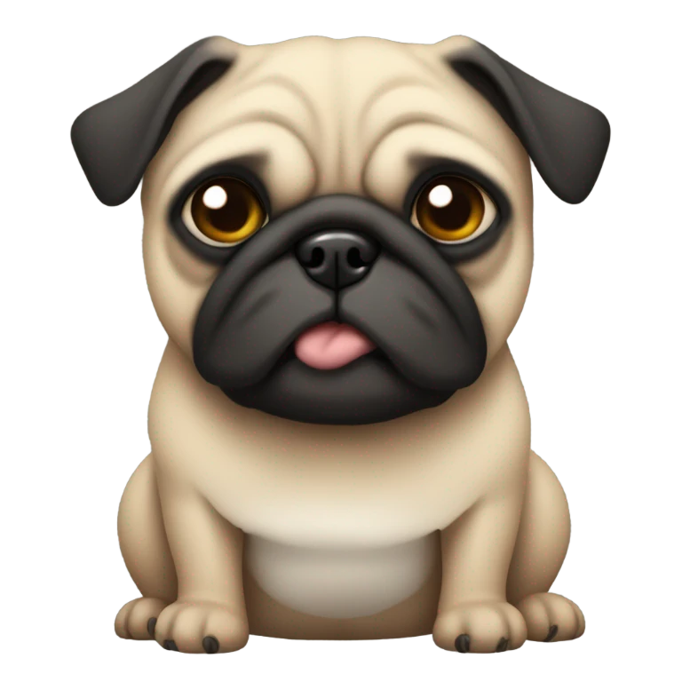 Pug emoji