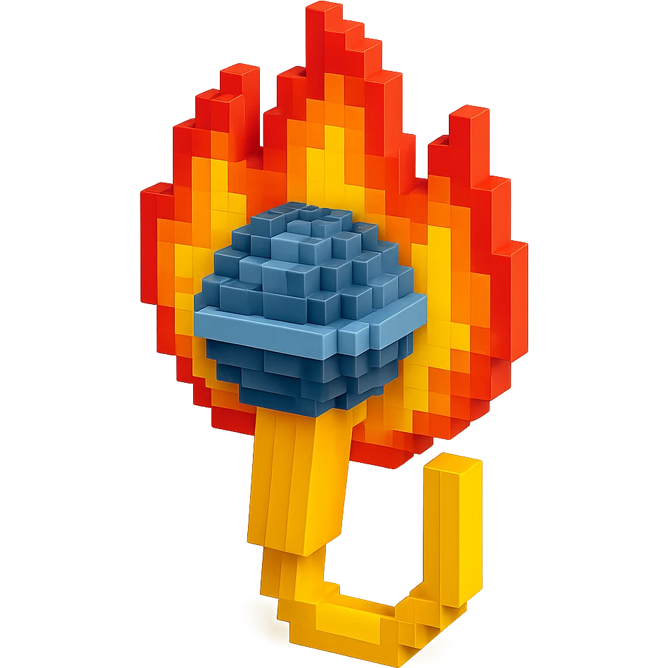 microphone on fire emoji
