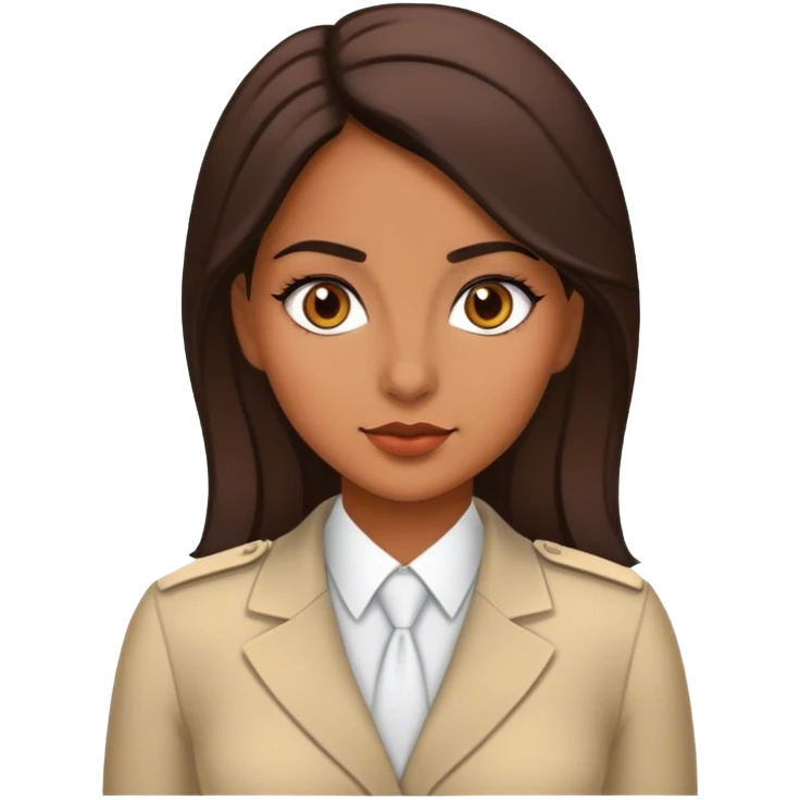 The latina girl diplomat emoji