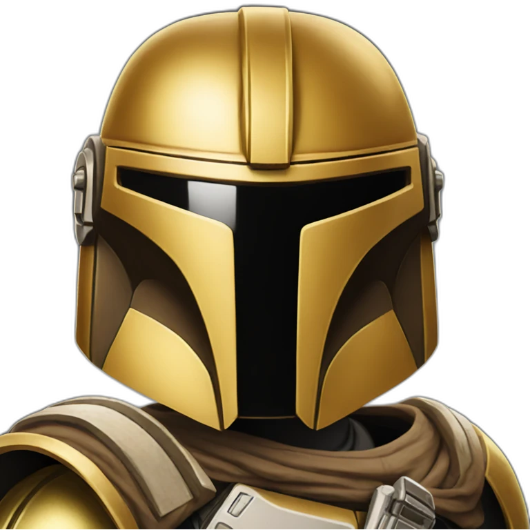 Golden Mandolorian emoji