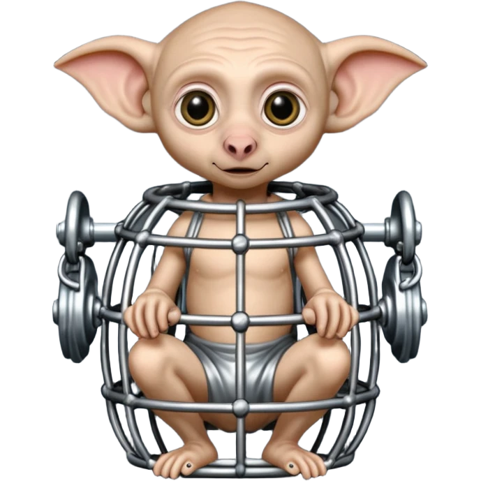 Dobby in chastity cage emoji